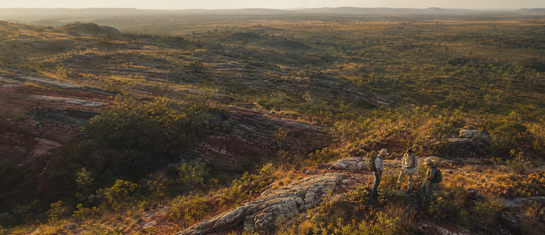 Brazilian geological landscape associated with mineral exploration