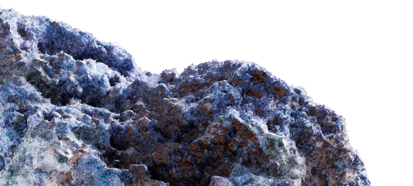 Textura mineral observada em diferentes escalas